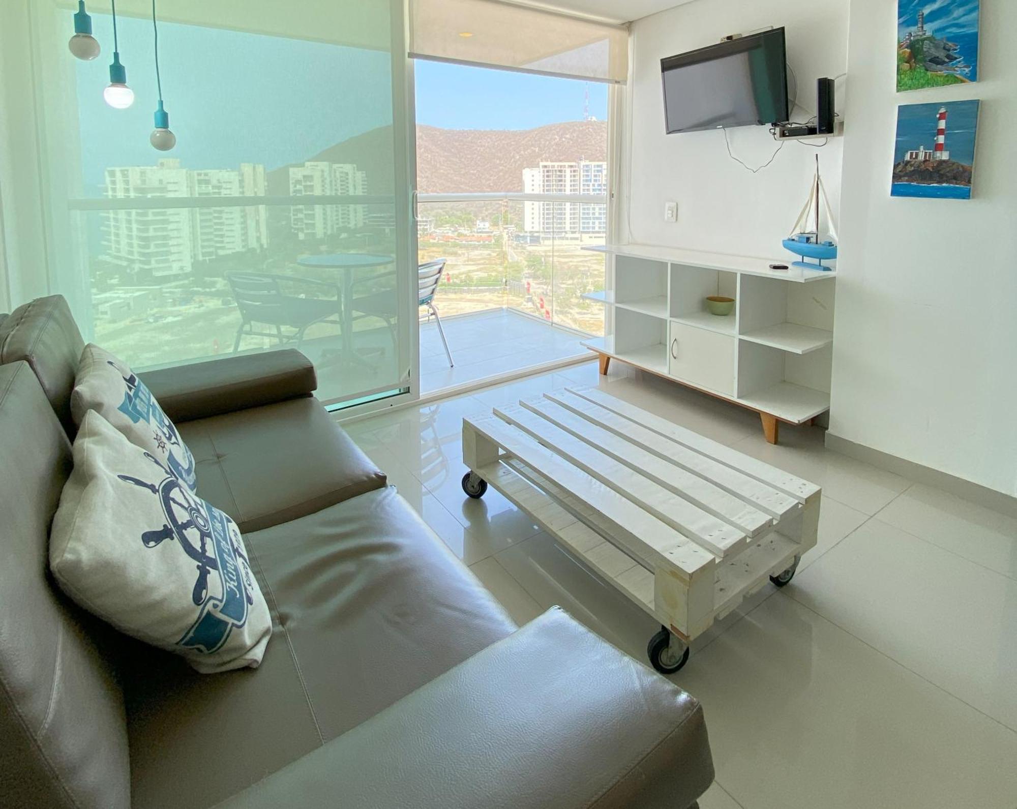 Edificio Areia En Pozos Colorados, Apto 2 Habitaciones 2 Banos Santa Marta  Exteriör bild